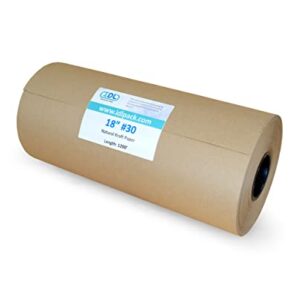 IDL Packaging Large Brown Kraft Paper Roll 18″ x 1200 feet (14400 inches) – Natural Kraft Wrapping Paper for Packing – Perfect Kraft Paper for Void Filling – Kraft Paper for Kids Art Projects