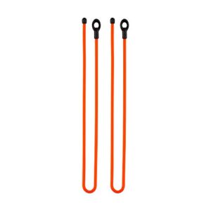 Nite Ize, Inc. GLS18-31-2R3 Nite IZE Gear Loopable, The Original Reusable Rubber Sturdy Integrated Loop, 18 Inch, Bright Orange, 2-Pack, Made in The USA Twist Tie, 18″ -2 Pack, Neon Yellow