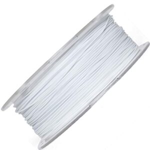 PRILINE PLA Filament 1.75mm, PRILINE PLA 3D Printer Filament, 1kg Spool (2.2lbs) 3D Printing Filament Fits for Most 3D Printers, Dimensional Accuracy +/- 0.02mm,White