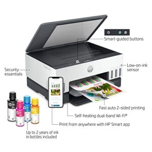 HP Smart -Tank 6001 Wireless Cartridge-Free all in one printer, this ink -tank printer comes with up to 2 years of ink included, with mobile print, scan, copy (2H0B9A)