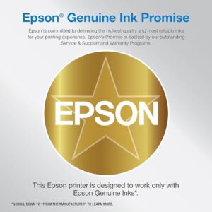 Epson Workforce WF-2960 Wireless All-in-One Printer with Scan, Copy, Fax, Auto Document Feeder, Automatic 2-Sided Printing, 2.4″ Touchscreen Display, 150-Sheet Paper Tray and Ethernet,Black