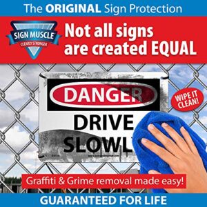 NMC – D672RB D672AB DANGER – BATTERY STORAGE AREA NO SMOKING Sign – 14 in. x 10 in., Red/Black Text on White, Plastic Danger Sign