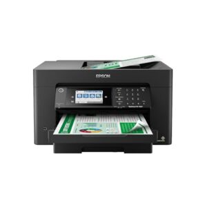 Epson Workforce Pro WF-7820 Wireless All-in-One Wide-Format Printer with Auto 2-Sided Print 13″ x 19″, Copy, Scan & Fax, 50-Page ADF, 250-sheet Paper Capacity, Works with Alexa, Large Black