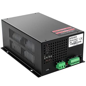 FAHKNS 120W Laser Power Supply for CO2 Laser Tubes, Laser Engraver Power Supply for 110V Laser Engraver Cutter Engraving Machine MYJG-120W 110V