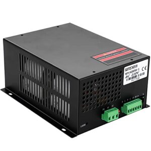 FAHKNS 80W Laser Power Supply for CO2 Laser Tubes, Laser Engraver Power Supply for 110V Laser Engraver Cutter Engraving Machine MYJG-80W 110V