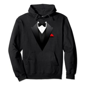 Funny Printed Suit, Tuxedo, Business Costume For Men Pullover Hoodie
