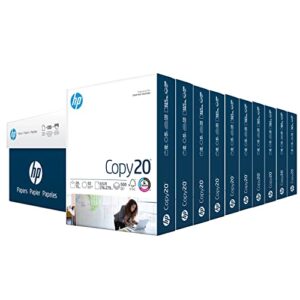 HP Papers 8.5 x 11 Paper Copy 20 lb 10 Reams – 5,000 Sheets 92 Bright FSC Certified 200230C