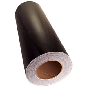 Matte Black Vinyl Adhesive Roll 12″ x 15 FEET, Permanent Black Vinyl for Automotive, Signs, Scrapbooking, Cricut, Silhouette Cameo, Plotters and Die Cutters by Turner Moore Edition