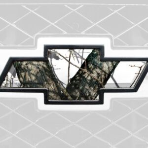 Mossy Oak Graphics – 14010-WR Universal Winter Auto Emblem Skin – Easy to Install Vinyl Wrap – Fits Any Auto Emblem on Trucks, Cars, or SUVs