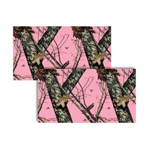 Mossy Oak Graphics Break-Up Pink Camouflage Matte Gear Skin – Easy to Install Vinyl Wrap with Matte Finish – Ideal for Guns, Bows, Cameras, and Other Hunting Accessories
