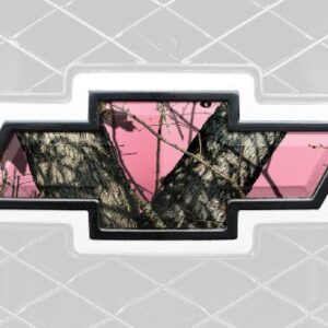 Mossy Oak Graphics Universal Break-Up Pink Auto Emblem Skin – Easy to Install Vinyl Wrap – Fits Any Auto Emblem on Trucks, Cars, or SUVs