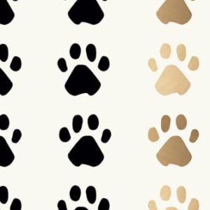 Paw Print Mini Notebook Journal 6×9 – Perfect Gift for Dog Lovers – Portable, Practical, and Stylish – Mini Notebook – 120 pages