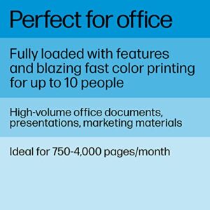 HP Color LaserJet Pro 4201dw Wireless Printer, Print, Fast speeds, Easy setup, Mobile printing, Advanced security, Best-for-small-teams, Instant Ink eligible