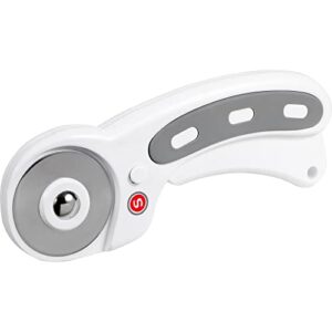 SINGER 45mm Rotary Cutter with Trigger Release and 45mm Blade Replacement