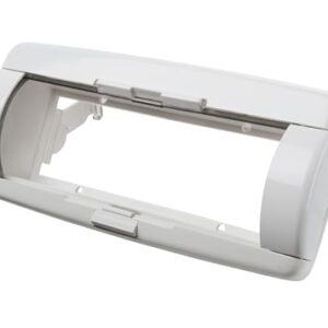 Scosche ACM1W Marine Cover, Universal Din W/Automatic Door, White