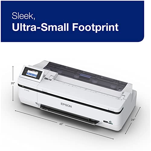 Epson SureColor T3170M 24" ultra-fast, compact Printer, Integrated Wireless & Wi-Fi Direct® connectivity, 24” wide 600dpi Scanner, CAD, Blueprints, Engineering, Graphics, Multifunction, Plotter,White - Image 4