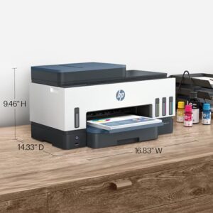 HP Smart Tank 7602 Wireless All-in-One Ink Tank Printer with 2 years of ink included, Print, scan, copy, fax, Best for home, Refillable ink tank (28B98A)