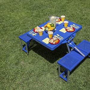 NFL Indianapolis Colts Sport Digital Print Picnic Table, One Size, Blue