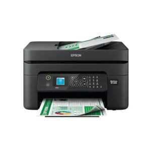Epson Workforce WF-2930 Wireless All-in-One Printer with Scan, Copy, Fax, Auto Document Feeder, Automatic 2-Sided Printing and 1.4″ Color Display,Black