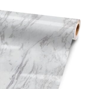 Frost Marble 120” x 52” Vinyl Wrap Sheet for Large or Custom Items | 3M wrap DIY to Custom Skin Gear of All Types and Sizes, Including Vehicles, Boats, appliances, Furniture, ATV’s, Golf carts, Bikes