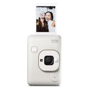 INSTAX MINI LIPLAY Hybrid Instant Camera – Misty White