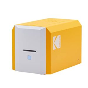 KODAK ID100S Photo ID Card Printer, Easy to Use, Compact, Single Sided Color Printing, 300x1200dpi Edge-to-Edge Printing, Hand Feeding