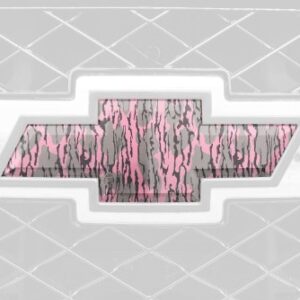 Mossy Oak Graphics – 14010-BLP Universal Bottomland Pink Auto Emblem Skin – Easy to Install Vinyl Wrap – Fits Any Auto Emblem on Trucks, Cars, or SUVs