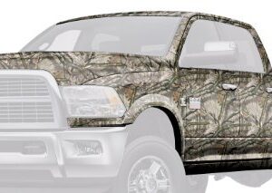 Mossy Oak Graphics Full Body Treestand Camouflage Auto Wrap – Camo Vinyl with A Matte Finish – Extended Length Full Size Truck