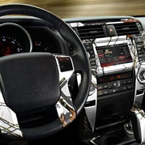 Mossy Oak Graphics Interior Auto Dash Kit, Easy to Install, No-fade, Cast Vinyl, Winter 14011-WR