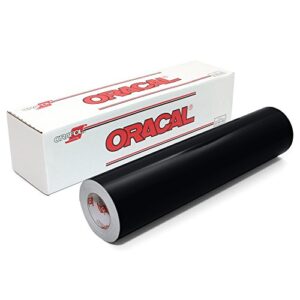 ORACAL 651 Glossy Vinyl Roll 24 Inches by 150 Feet – Black