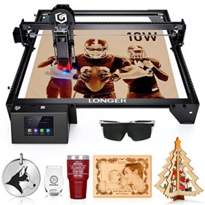 PrintCraft Class 4 Laser Engraver 10000mW Output for DIY Laser Cutter Engraving Machine, CNC Laser Engraver for Wood and Metal, Acrylic