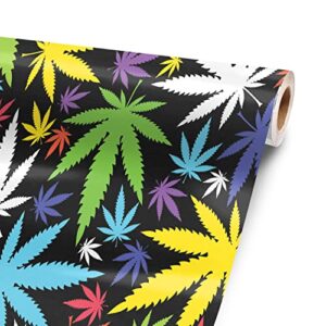 Rainbow Pot 24” x 52” Vinyl Wrap Sheet for Large or Custom Items | 3M wrap DIY to Custom Skin Gear of All Types and Sizes, Including Vehicles, Boats, appliances, Furniture, ATV’s, Golf carts, Bikes