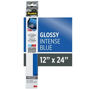 Scotch Extreme Premium Vinyl, Perfect For Outdoor and Automotive Projects, Holds Securely Under the Toughest Conditions, Intense Blue (VIN-EX-ITBL)