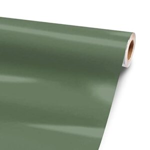 Solid Olive 12” x 52” Vinyl Wrap Sheet for Large or Custom Items | 3M wrap DIY to Custom Skin Gear of All Types and Sizes, Including Vehicles, Boats, appliances, Furniture, ATV’s, Golf carts, Bikes