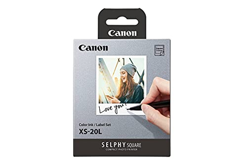 Color Ink and Label Set for Canon SELPHY SQUARE QX10 XS-20L - Image 2