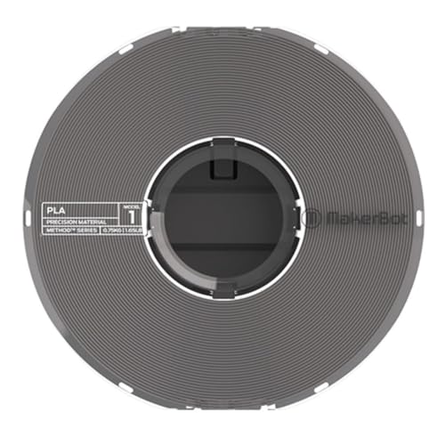 MakerBot 375-0006A METHOD PLA 3D Printing Filament Spool for Use with MakerBot's METHOD Line of 3D Printers, Non-Toxic Resin (Cool Gray, 1.65Lb)
