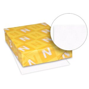 Neenah Royal Sundance Paper, 8.5″ x 11″, 24 lb, Linen Finish, Brilliant White, 500 Sheets (75101)