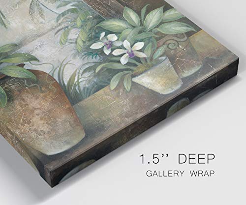 Geometric Wall Art, Wall Décor Canvas, Architecture, Lifestyle, Nautical, & Abstract Style, Ready to Hang - Orchids in Paradise II 32X48 - Image 6