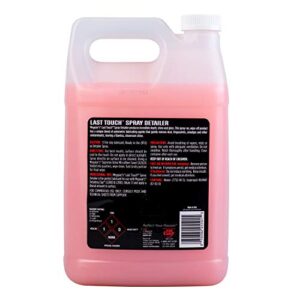Meguiar’s D15501 Last Touch Spray Detailer – Remove Light and Fresh Contaminants for a Spotless and Glossy Finish – Ideal for Professional Detailing – 128 Oz (1 Gallon)