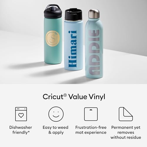 Cricut Value Permanent Vinyl, Black (12in x 35ft) - Image 2