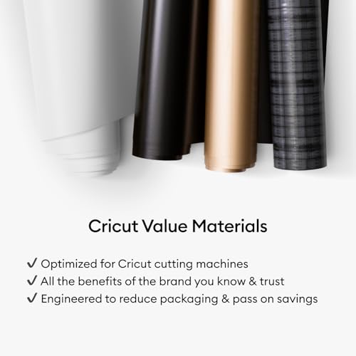 Cricut Value Permanent Vinyl, Black (12in x 35ft) - Image 6