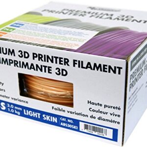 MG Chemicals Light Skin ABS 3D Printer Filament, 2.85 mm, 1 kg Spool