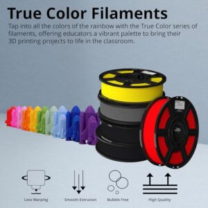 MakerBot 375-0051A Sketch PLA Filament for Sketch 3D Printer and Sketch Large 3D Printer (True Yellow, 2.2Lb)