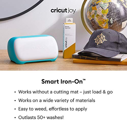 Cricut Smart Iron On (5.5in x 24in, Black) for Joy Machine - matless Cutting for Shapes up to 4ft, & Repeated cuts up to 20ft (Pack of 3) - Image 2