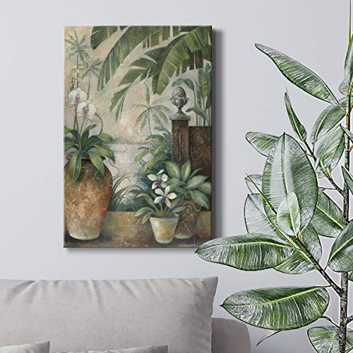 Geometric Wall Art, Wall Décor Canvas, Architecture, Lifestyle, Nautical, & Abstract Style, Ready to Hang - Orchids in Paradise II 32X48 - Image 3