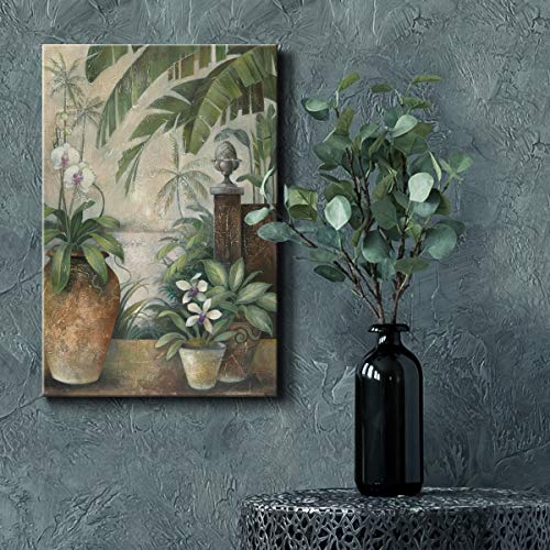 Geometric Wall Art, Wall Décor Canvas, Architecture, Lifestyle, Nautical, & Abstract Style, Ready to Hang - Orchids in Paradise II 32X48 - Image 5
