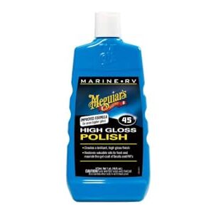 Meguiar’s Marine/RV M4516 High Gloss Polish – Professional Grade Boat and RV Polish for a Sleek, High-Shine Finish for Fiberglass & Gel Coat – 16 Oz