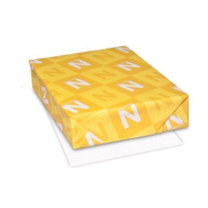 Neenah Royal Sundance Paper, 8.5″ x 11″, 24 lb, Linen Finish, Brilliant White, 500 Sheets (75101)