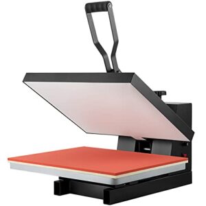 VEVOR Heat Press 16×24, 1700W Power Heat Press Machine, Fast Heating, High Pressure Heat Press Machine for T-Shirt, Digital Industrial Sublimation Printer for Heat Transfer Vinyl, Easy to Use, Black