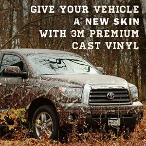Mossy Oak Graphics Full Body Bottomland Camouflage Auto Wrap – Camo Vinyl with A Matte Finish – Extended Length Full Size Truck
